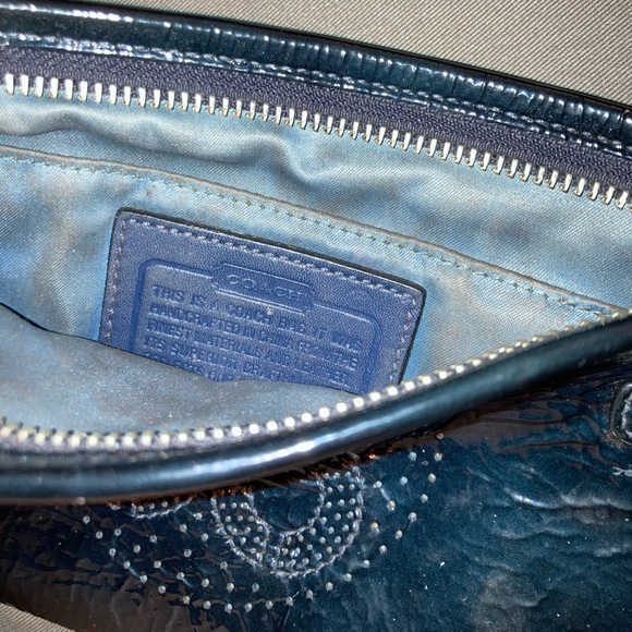 Coach Wristlet | Black Leather - Picture 2 of 3